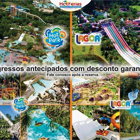 Flat Paradise, Piscinas Termais, Proximo Ao Centro - Hotferias 카우다스노바스 외부 사진