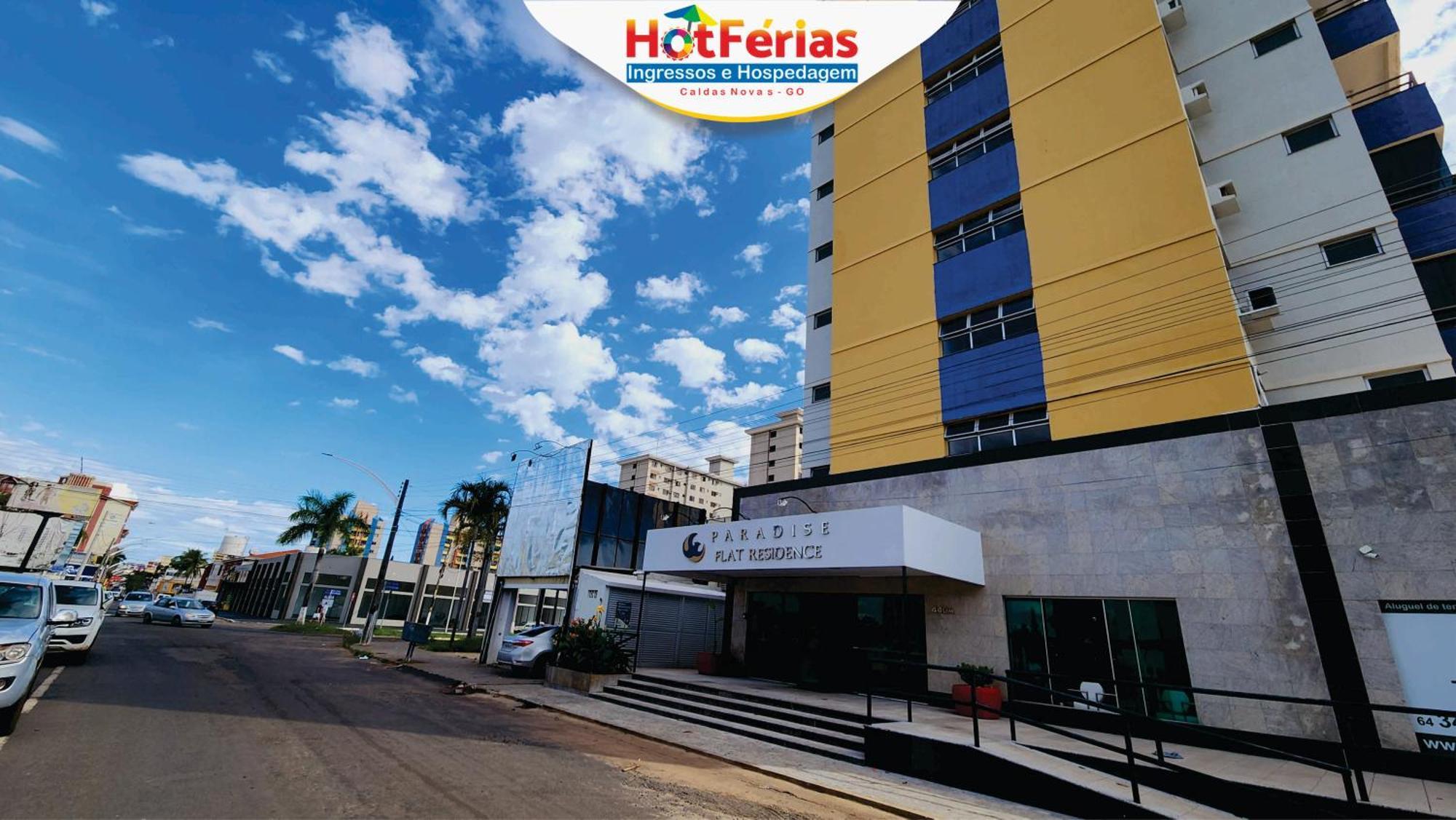 Flat Paradise, Piscinas Termais, Proximo Ao Centro - Hotferias 카우다스노바스 외부 사진